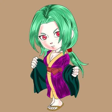 Chibi art #006 Stock Illustration