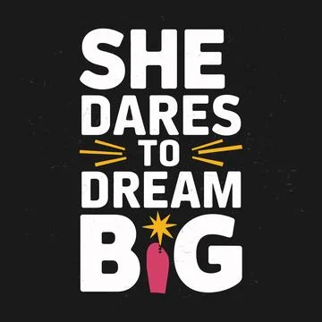 Chic and Inspiring G?? A Vector Quote Design Celebrating Women's Strength Stock Illustration