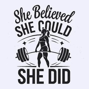 Chic and Strong G?? A Beautiful WomenG??s Design for Confidence and Inspirati Stock Illustration