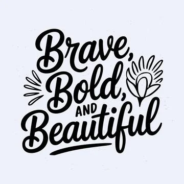 Chic and Uplifting G?? A Strong WomenG??s Quote Design for Confidence Stock Illustration