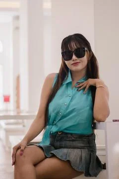 Chic Elegance, A Stylish Portrait Stock Photos