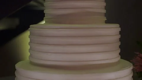 Chic Evening Party Setting, Sophisticated Celebration Scene With Candles And Video stock 323776795