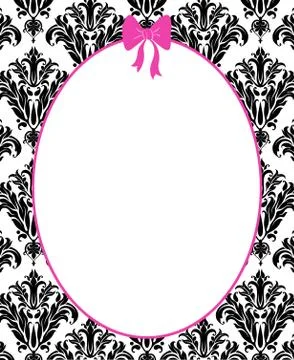 Chic fashion frame Stock Illustration