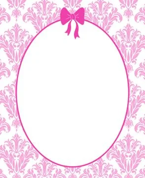 Chic fashion frame Stock Illustration