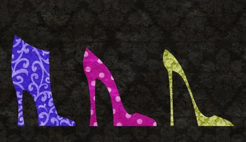 Chic shoes Stock Illustration