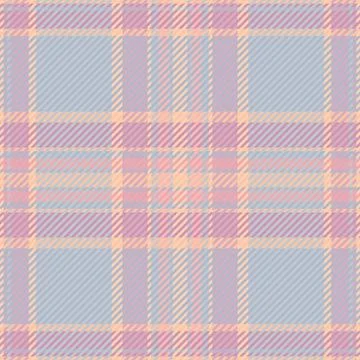 Chic vector background textile, living room check fabric texture. Italian p.. Stock Illustration