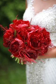 Chic wedding bouquet Stock Photos