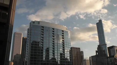 CHICAGO-0002 SKYLINE TIMELAPSE Stock Footage 10728542