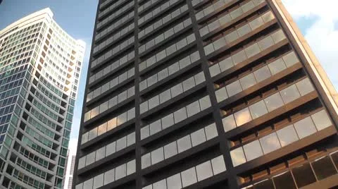 CHICAGO-0005 HIGHRISE PAN Stock Footage 10728569