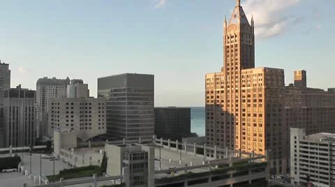 CHICAGO-0042 SKYLINE PAN Vídeo Stock 10730045