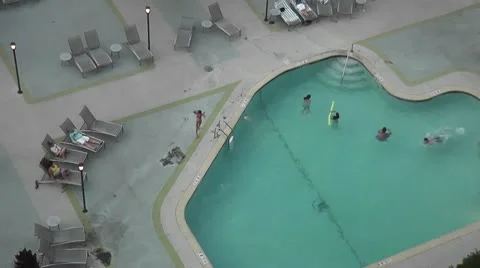 CHICAGO-0054 TIMELAPSE SWIMMING POOL Stock Footage 10730291