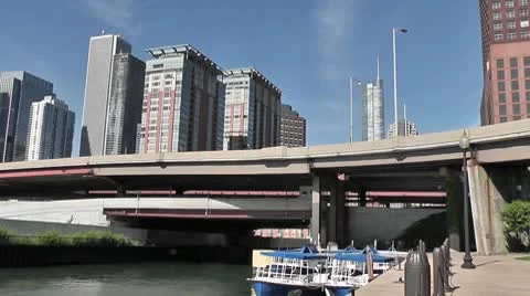 CHICAGO-0083 WATERFRONT PAN Stock Footage 10731398