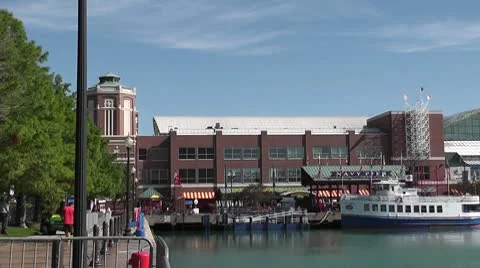 CHICAGO-0098 NAVY PIER PAN WITH FERRIS WHEEL Stock Footage 10731609