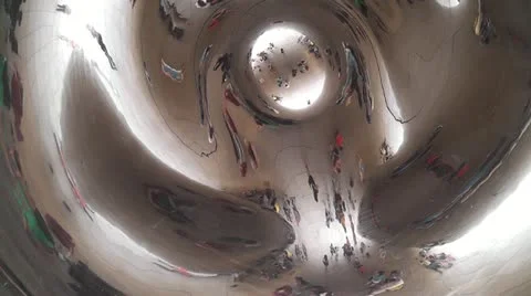 CHICAGO-0501 'BEAN' REFLECTIONS Stock Footage 10805361