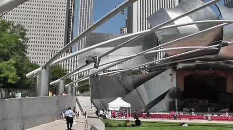 CHICAGO-0520 OUTDOOR SYMPHONY Stock Footage 10805594