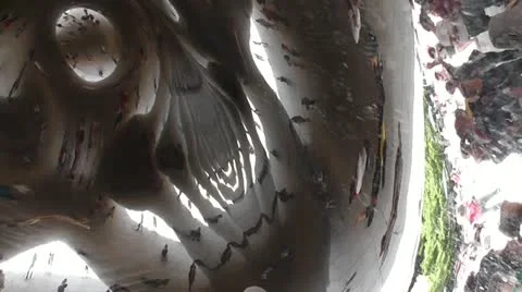 CHICAGO-0522 THE BEAN REFLECTIONS Stock Footage 10805620