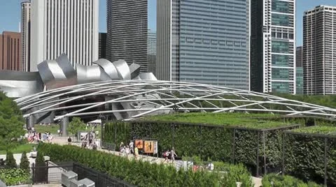 CHICAGO-0536 SPYMPHONY AND SKYLINE Stock Footage 10806341