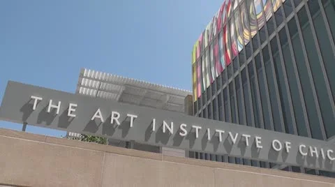 CHICAGO-0545 ART INSTITUTE Vídeos de archivo 10806387