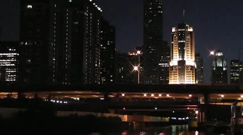 CHICAGO-0614 EDGE OF NIGHT Stock Footage 10806931
