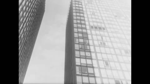 CHICAGO - 1958 - Mies van der Rohe is asked about whether his technical approach Stock Footage 325205600