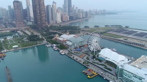 Chicago Aerials 스톡 동영상 94968059