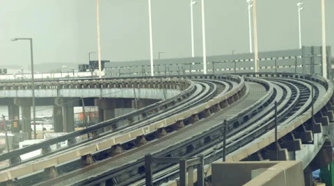 Chicago Airport Train Between Terminals 動画素材 52689780