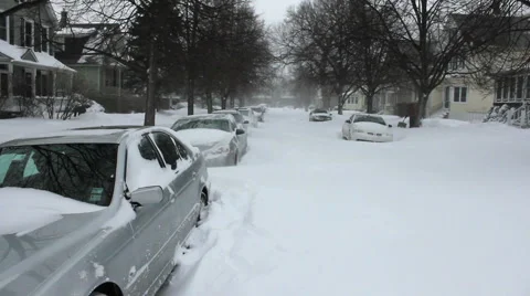 Chicago Blizzard 2011 (02) 스톡 동영상 1066386