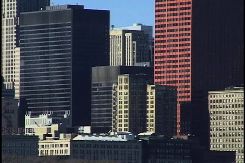 Chicago Buildings Stock Footage 297008
