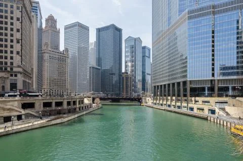 Chicago buildings Stock Photos
