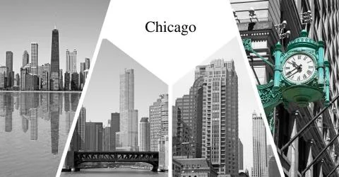 Chicago card Stock Photos