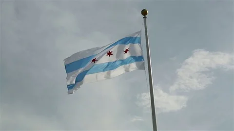 Waving Flag Chicago Bears Professional Team Stock Footage Video (100%  Royalty-free) 28192423