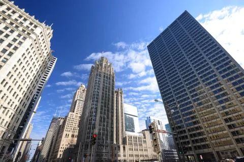 Chicago city Stock Photos