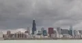 Chicago City Skyline with Iconic Office Towers Buildings and Cars Traffic Day US 4k or 4k+ Resolution