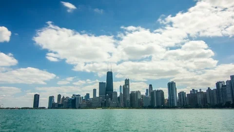 Chicago city time lapse 스톡 동영상 94194485