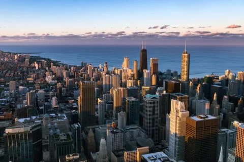 Chicago cityscape in America Foto stock