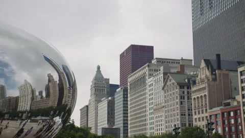 Chicago Cloud Gate 8 Stock Footage 276903034