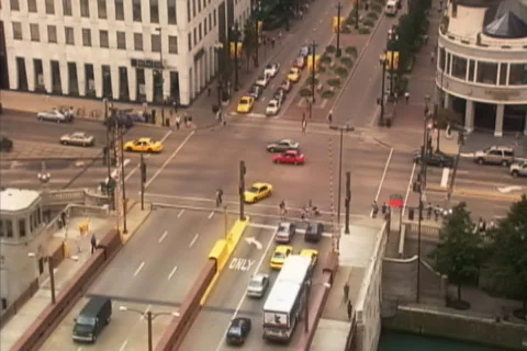 Chicago Corner Stock Footage 290542