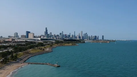 Chicago downtown Stock Footage 89986472
