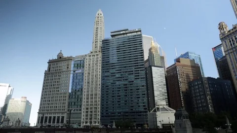 Chicago downtown skyline Stock Footage 82547751