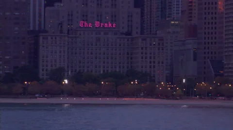 Chicago Drake Hotel 스톡 동영상 35267202