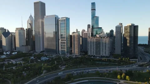 Chicago Drone Footage Stock Footage 234558115