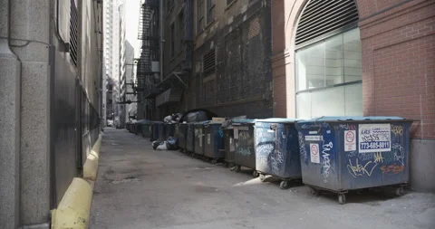 Chicago dumbster Stock Footage 239096557