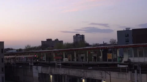 Chicago El Train Stock Footage 241743897