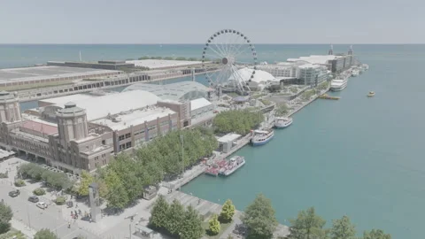 Chicago Ferris Wheel 動画素材 211898181