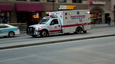 Chicago fire department Stock Footage 41307745