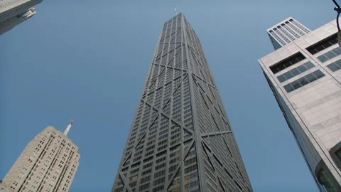 Chicago Hancock Tower 3 Stock Footage 276903868