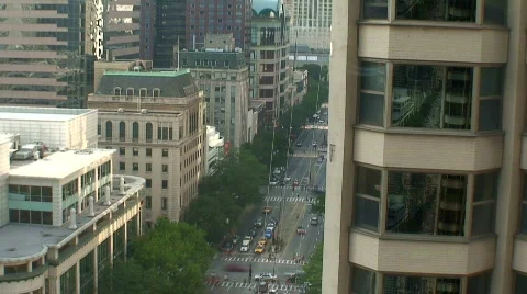  Chicago HD time lapse window reflect-1080x1920 photo jpg w de interlace Stock Footage 763573