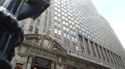 Chicago Historic Building Slider Stock Footage