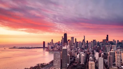 Chicago Hyperlapse from Lincoln Park Stock Footage 246507143