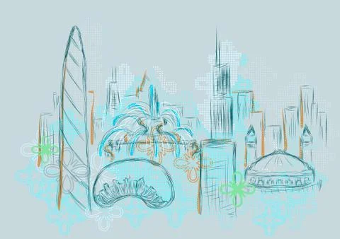 Chicago Stock Illustration